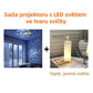 ✨Dynamicky rotující LED projektor