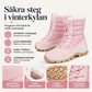 👢Vattentäta snökängor för dam med plyschfoder och skaft i mellanhöjd❄️