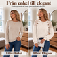 🔥50% OFF Nyhet✨ 🌸 Elegant Stickad Tröja Dam – Mjuk Komfort med Spetsdetaljer och Feminin Stil