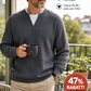 🎁Ett måste👕Strukturerad waffeltröja för män