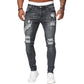 🔥🎁Nová 50% SLEVA🔥Stylové pánské skinny džíny s efektem opotřebení