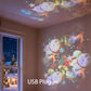 ✨Dynamicky rotující LED projektor