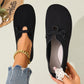 👞 Pohodlné nazouvací balerínky z imitace semiše – Měkká podšívka, prodyšné & stylové✨