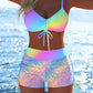 🩱 ČASOVĚ OMEZENÁ SLEVA 50 %! ✨ Dámské bikiny – top se stahovací šňůrkou, šortky typu „boy shorts“, různé styly 🏖️