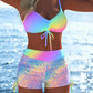 🩱 ČASOVĚ OMEZENÁ SLEVA 50 %! ✨ Dámské bikiny – top se stahovací šňůrkou, šortky typu „boy shorts“, různé styly 🏖️