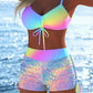 🩱 ČASOVĚ OMEZENÁ SLEVA 50 %! ✨ Dámské bikiny – top se stahovací šňůrkou, šortky typu „boy shorts“, různé styly 🏖️