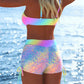 🩱 ČASOVĚ OMEZENÁ SLEVA 50 %! ✨ Dámské bikiny – top se stahovací šňůrkou, šortky typu „boy shorts“, různé styly 🏖️