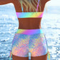 🩱 ČASOVĚ OMEZENÁ SLEVA 50 %! ✨ Dámské bikiny – top se stahovací šňůrkou, šortky typu „boy shorts“, různé styly 🏖️