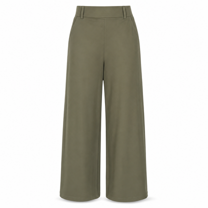 👖Damernas högmidjade vida byxor——Skräddarsydd midja snyggt fall⏳