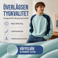 😎 Löst sittande hoodie i kontrastfärger för män