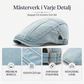🧢 Neutralt utformad beret i vintage-stil med sliten look, i flatkepsstil🔥