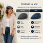 🧢 Neutralt utformad beret i vintage-stil med sliten look, i flatkepsstil🔥