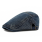 🧢 Neutralt utformad beret i vintage-stil med sliten look, i flatkepsstil🔥