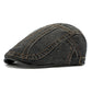 🧢 Neutralt utformad beret i vintage-stil med sliten look, i flatkepsstil🔥