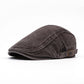 🧢 Neutralt utformad beret i vintage-stil med sliten look, i flatkepsstil🔥