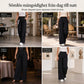 👖Damernas högmidjade vida byxor——Skräddarsydd midja snyggt fall⏳